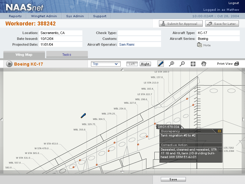 NAAS Wing Map Tool